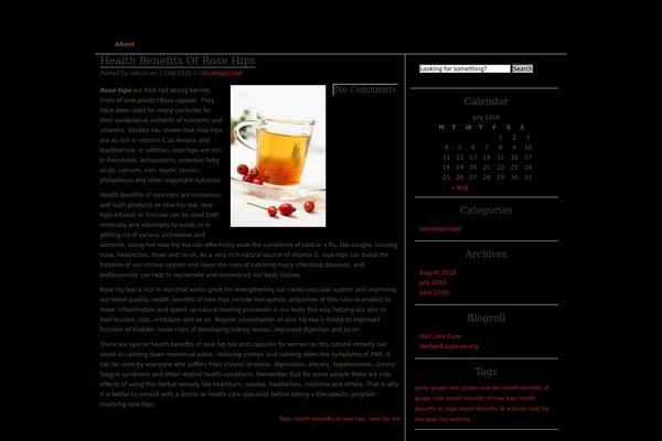 Shades theme site design template sample
