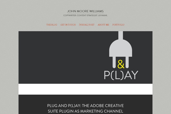johnmoorewilliams.com site used Moustachey