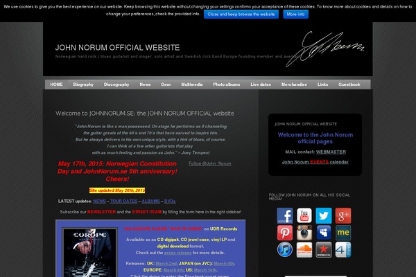Site using Feature A Page Widget plugin