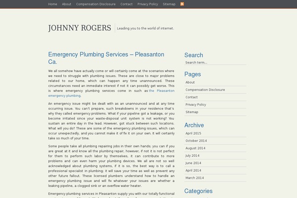 SimplicityBright theme site design template sample