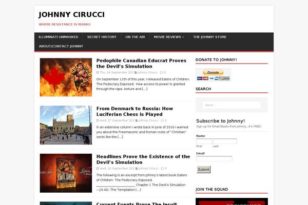 Site using Salient-social plugin