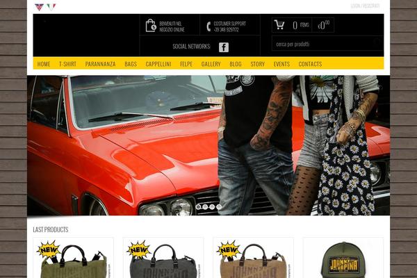 TShirt theme websites examples