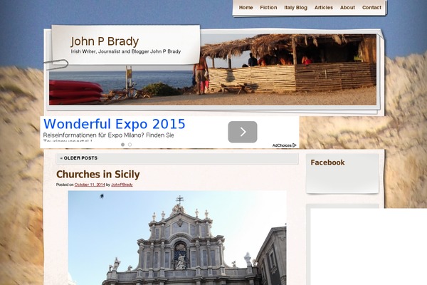 Adventure Journal theme site design template sample