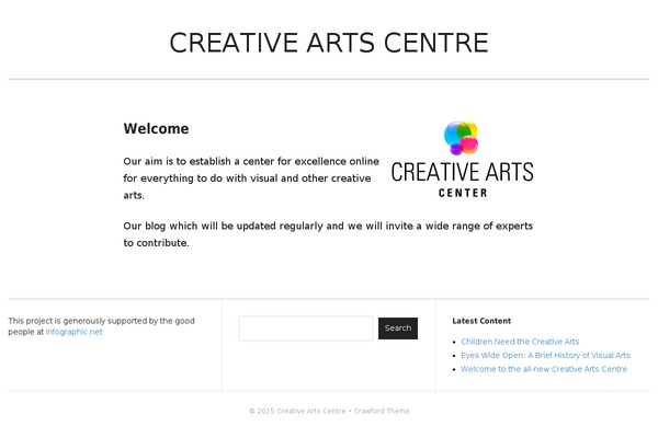 Crawford theme site design template sample