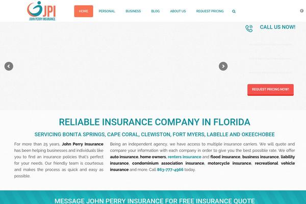 johnperryinsurance.com site used Jupiter-child-theme