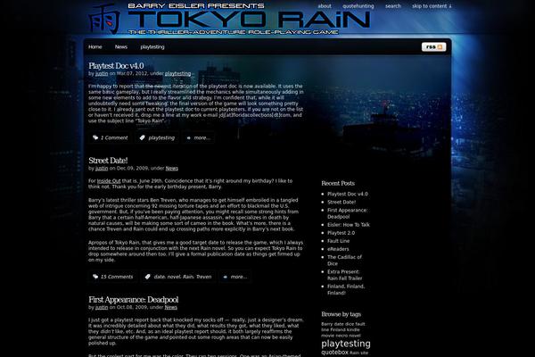 Pixeled theme site design template sample