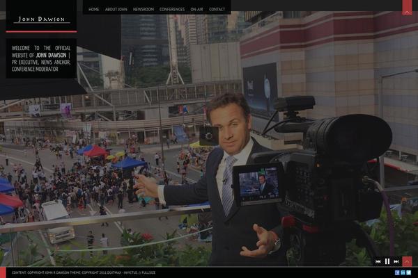 Invictus theme site design template sample