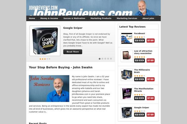 johnreviews.com site used Affiliatereviewplus