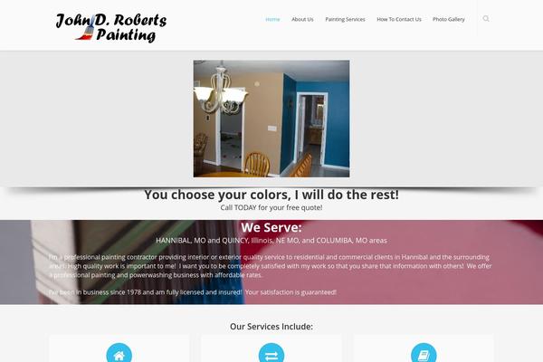 Lato theme site design template sample