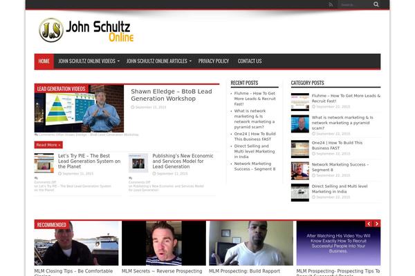 Jarida theme site design template sample