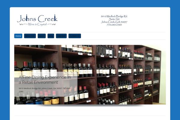 johnscreekwineandcrystal.com site used Solid Wp