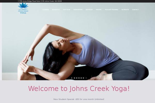 Yoga-fit theme site design template sample