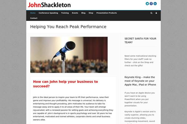 Pinpoint theme site design template sample
