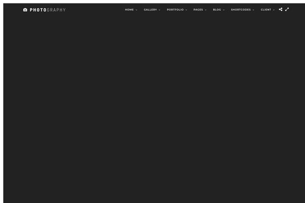 Photography theme site design template sample