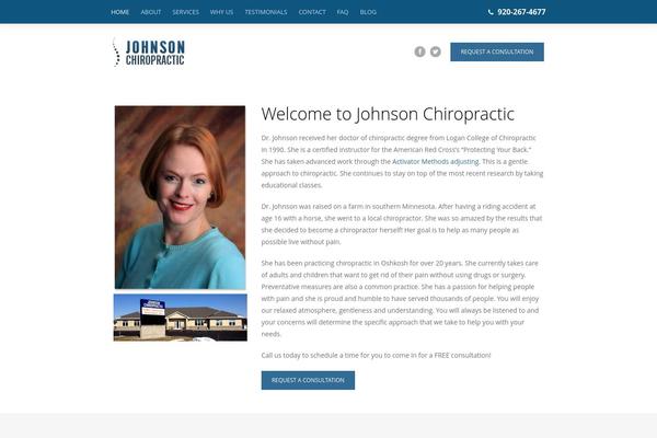 johnsonchiropracticoshkosh.com site used Dentist_wp