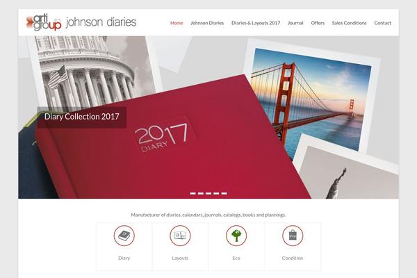 TheProfessional theme site design template sample
