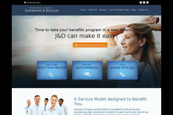 Divi theme site design template sample