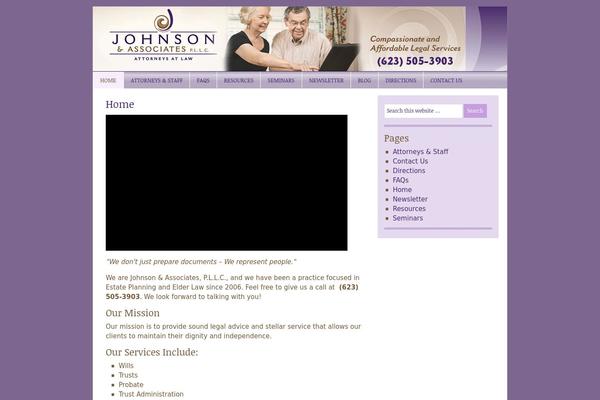 Lifestyle theme site design template sample