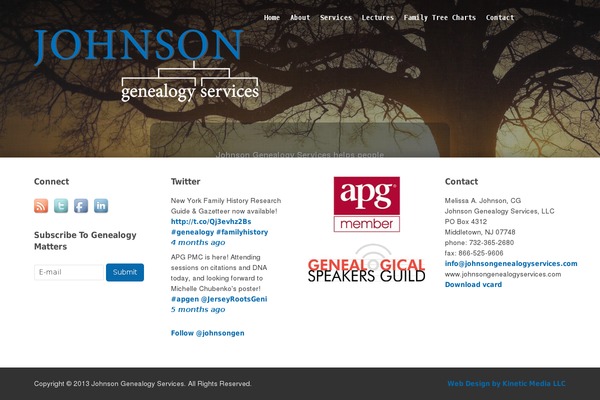 johnsongenealogyservices.com site used Scrollider