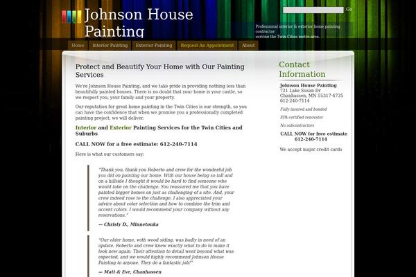 Colorful Paint theme site design template sample