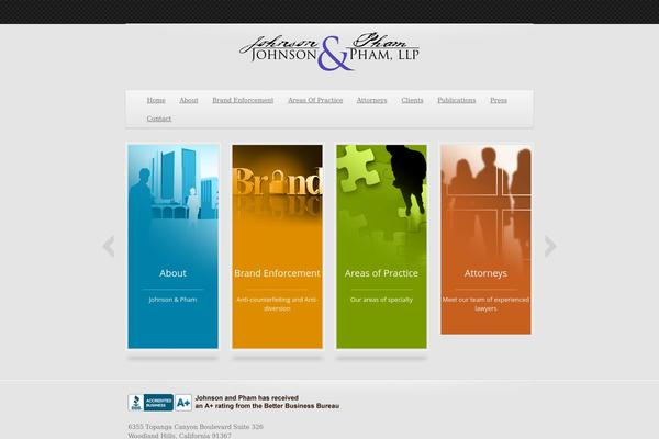 Cascade theme site design template sample