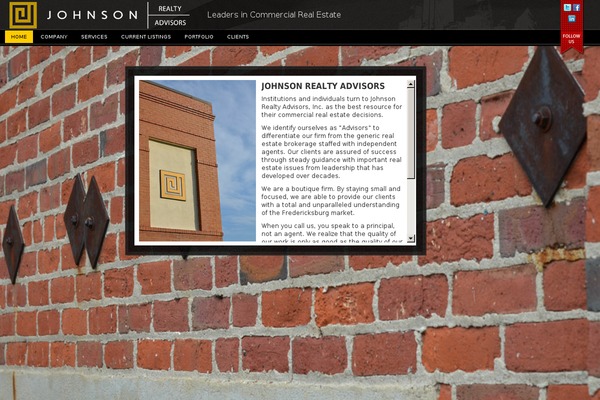 johnsonrealtyadvisors.com site used Jra