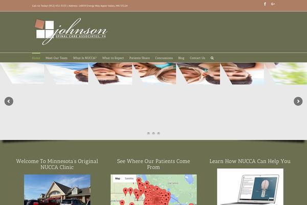 johnsonspinalcare.com site used Johnsonspinalcare