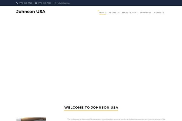 Structure theme site design template sample
