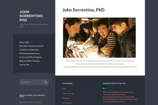 Wilson theme site design template sample