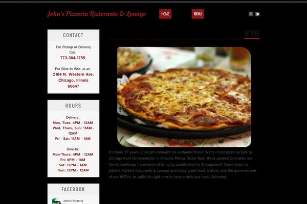 Tesla theme site design template sample