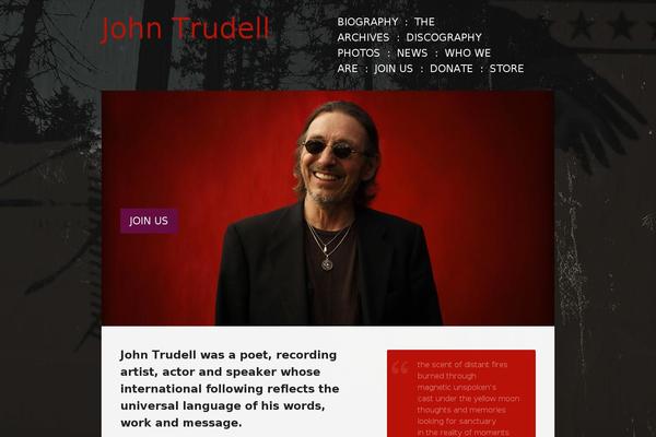 johntrudell.com site used Pootlepress-child-theme