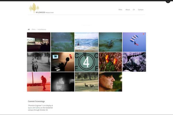Aware theme site design template sample