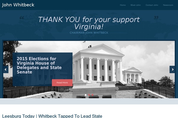 Political Press theme site design template sample