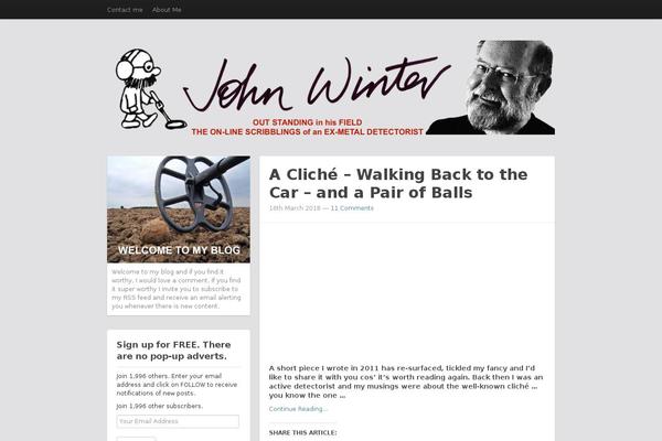 Standard theme site design template sample