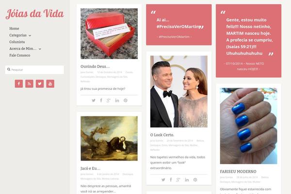 Smoothie theme site design template sample