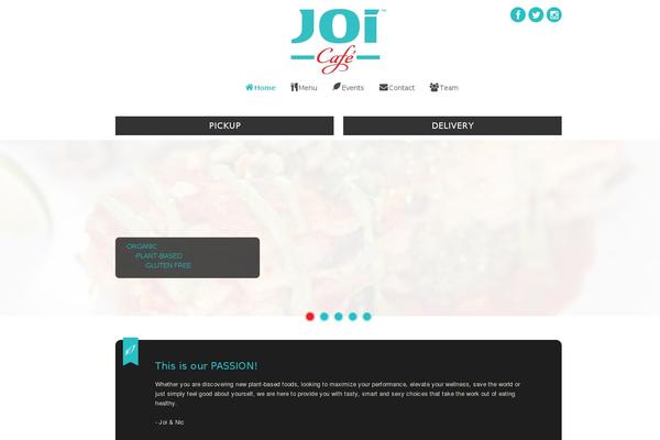 Dine & Drink theme site design template sample