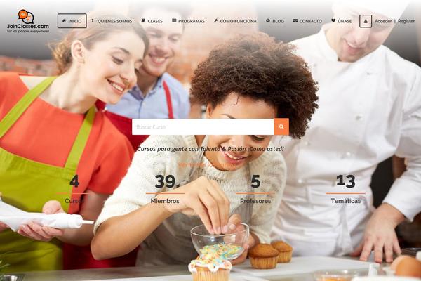 LMS theme site design template sample