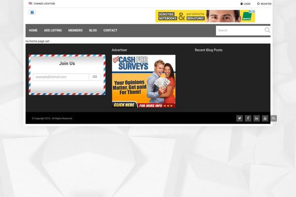 Bt theme site design template sample