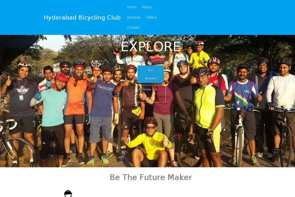 Tesseract theme site design template sample