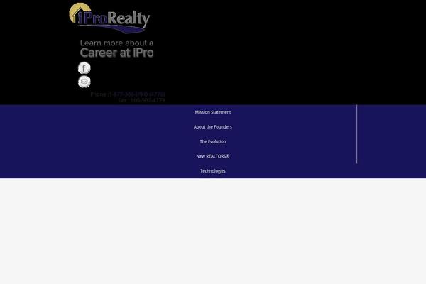 joinipro.com site used Iprorealty