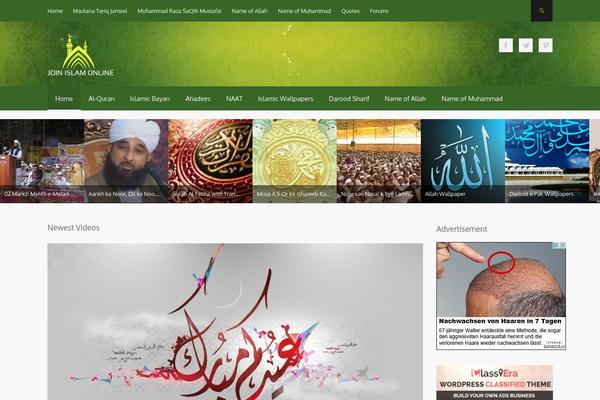 BeeTube theme site design template sample