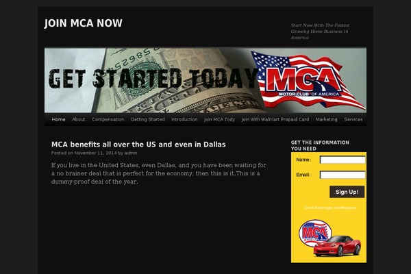 Dark TT theme site design template sample