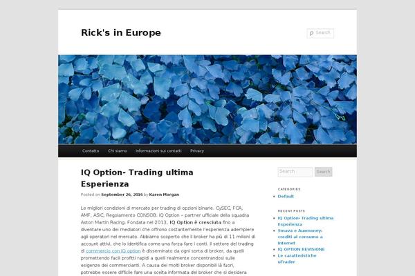 Duster theme site design template sample
