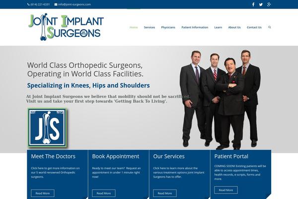 iMedica theme site design template sample