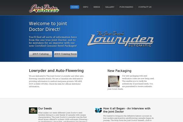 Site using Ax ScrollTo Top plugin