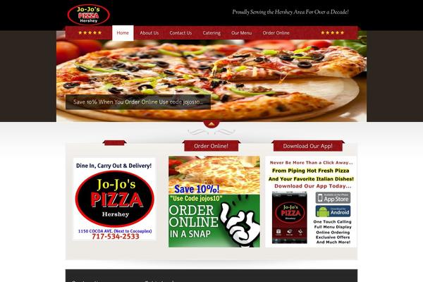 The Restaurant theme site design template sample
