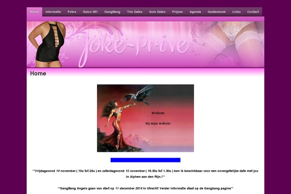 Site using Gwolle Guestbook plugin