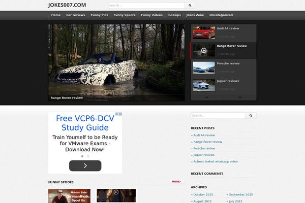 deTube theme site design template sample