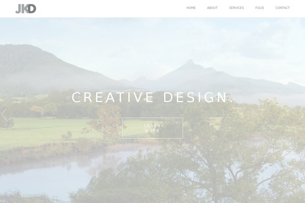 Visia theme site design template sample