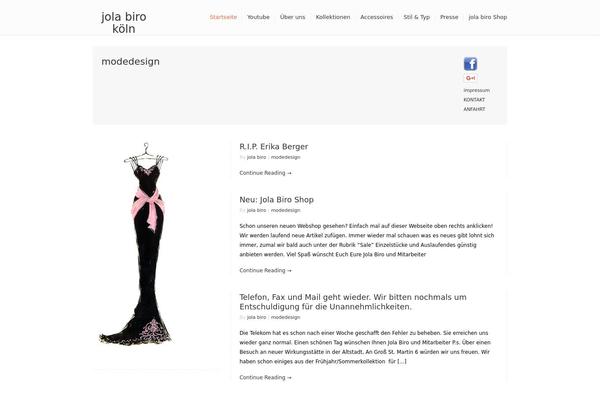 inLine theme site design template sample